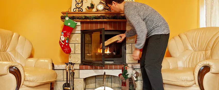 Gas to Wood-Burning Fireplace Conversion Services in Johnson City, New York