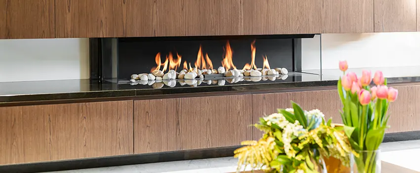 Double-height Fireplace Design Refurbishment in Johnson City, New York