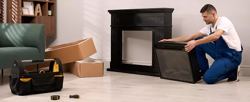 Old Rusted Metal Fireplace Repair And Replacement in Johnson City, NY