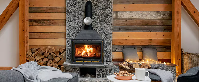 Thelin Hearth Products Direct Vent Gas Stove Fireplace Inspection in Johnson City, New York